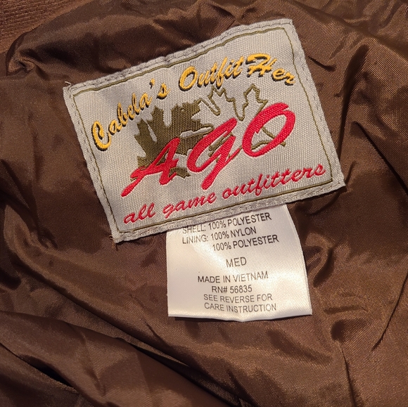 Cabela's Hunting Jacket Size M - Picture 3 of 4